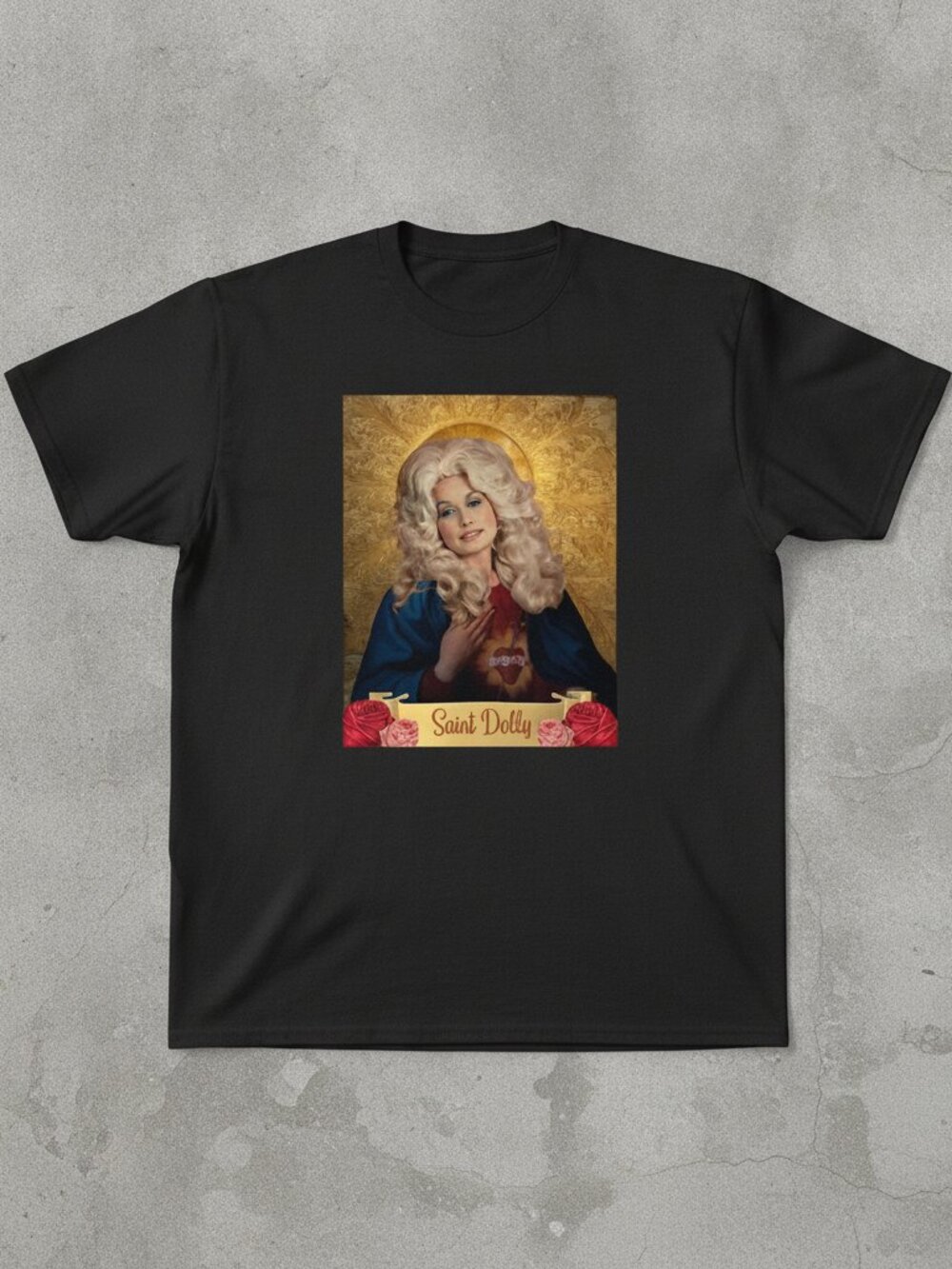 Saint Dolly Parton Vintage T-Shirt, Dolly Parton Graphic Tee, Country Music